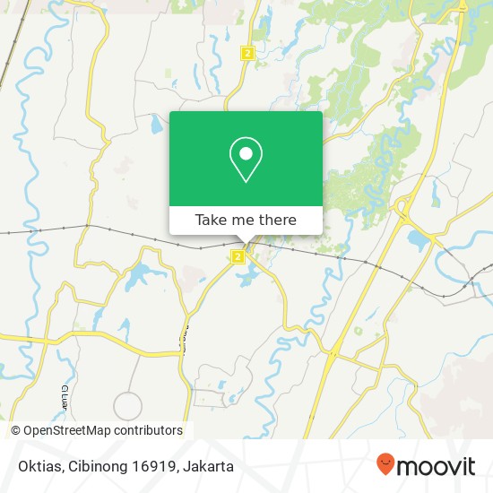 Oktias, Cibinong 16919 map