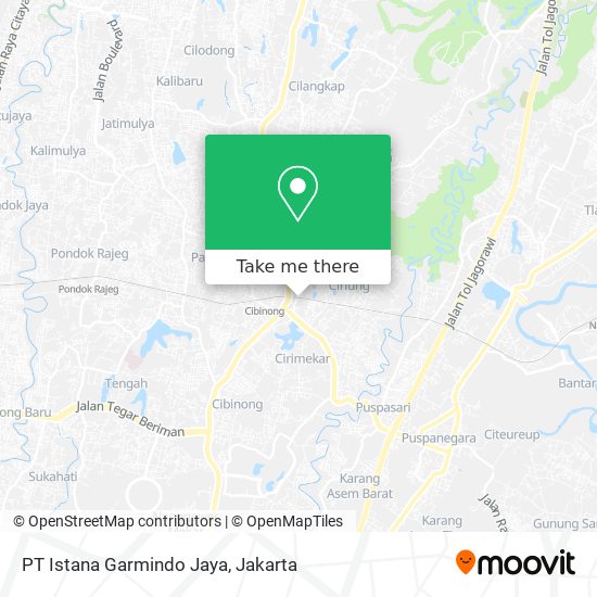 PT Istana Garmindo Jaya map