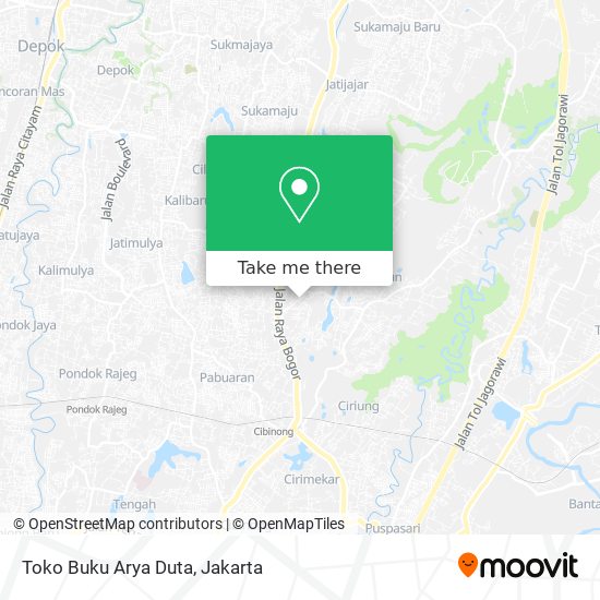 Toko Buku Arya Duta map