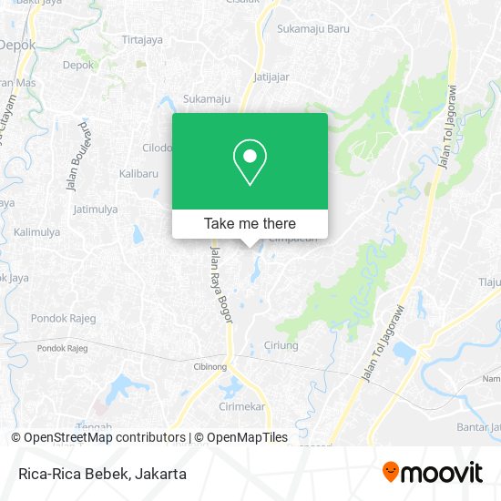 Rica-Rica Bebek map