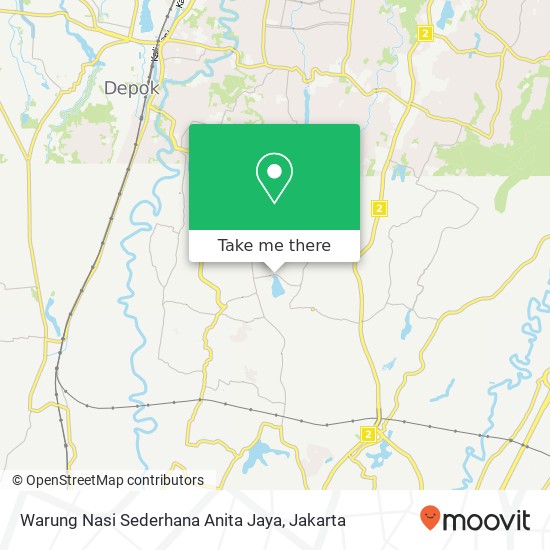 Warung Nasi Sederhana Anita Jaya, Jalan H Abdul Ghani Raya Cilodong Depok 16413 map