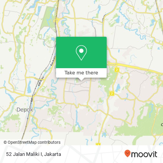 52 Jalan Maliki I map