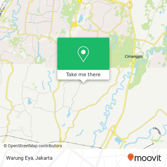 Warung Eya, Jalan Banjaran Pulung Tapos Depok 16810 map