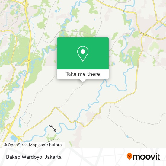 Bakso Wardoyo map