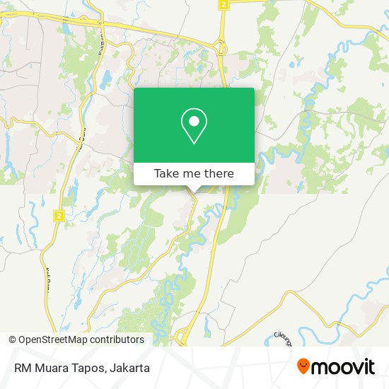 RM Muara Tapos map