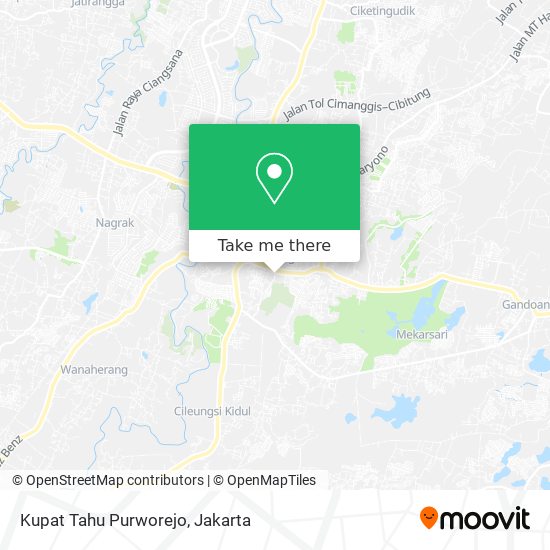 Kupat Tahu Purworejo map