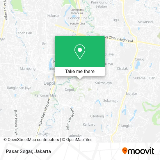 Pasar Segar map