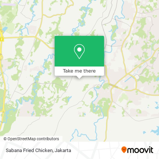 Sabana Fried Chicken map