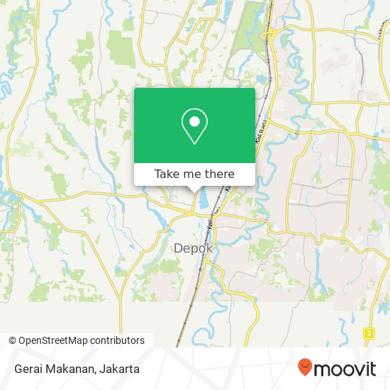 Gerai Makanan, Jalan Nusantara Pancoran Mas Depok 16432 map