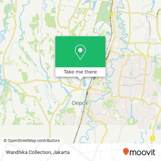 Wandhika Collection, Jalan Pepaya Raya Pancoran Mas Depok 16432 map