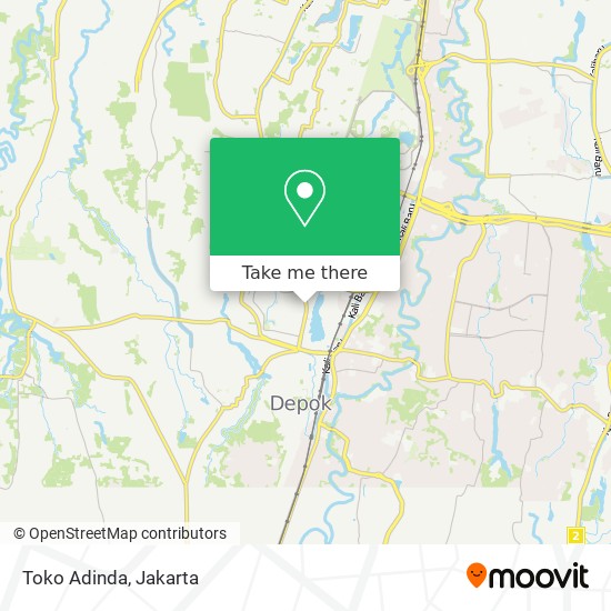 Toko Adinda map