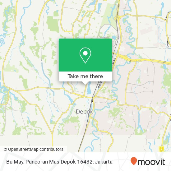 Bu May, Pancoran Mas Depok 16432 map