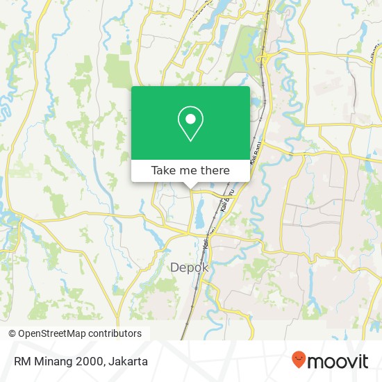 RM Minang 2000, Jalan Nusantara Beji 16421 map