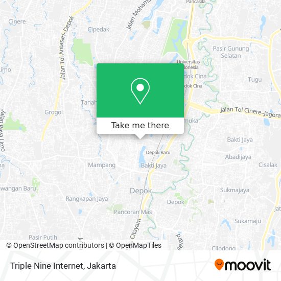 Triple Nine Internet map