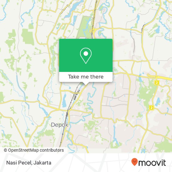 Nasi Pecel, Jalan Margonda Beji Depok 16423 map