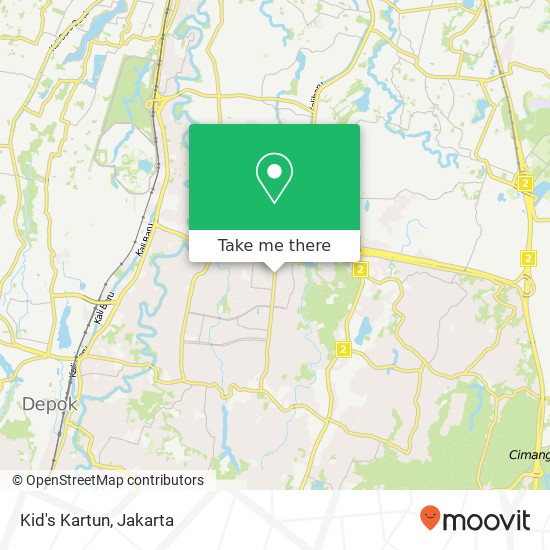 Kid's Kartun, Jalan Keadilan Sukma Jaya Depok 16417 map