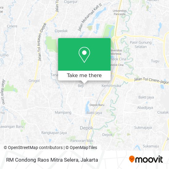 RM Condong Raos Mitra Selera map