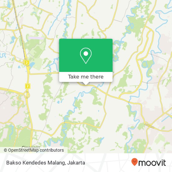 Bakso Kendedes Malang, City Walk Jatisampurna Bekasi 17435 map