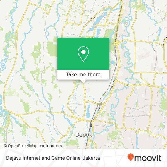 Dejavu Internet and Game Online map