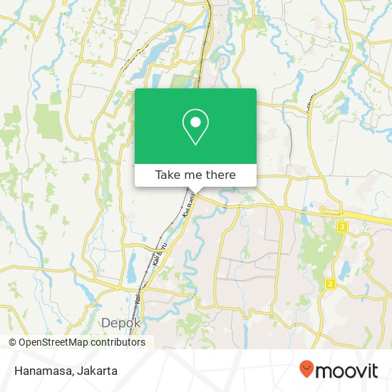 Hanamasa, Jalan Margonda Beji Depok 16423 map