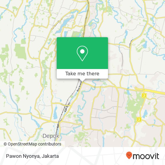 Pawon Nyonya, Jalan Margonda Beji Depok 16423 map