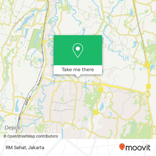 RM Sehat, Jalan Gema Setia Raya Sukma Jaya Depok 16418 map