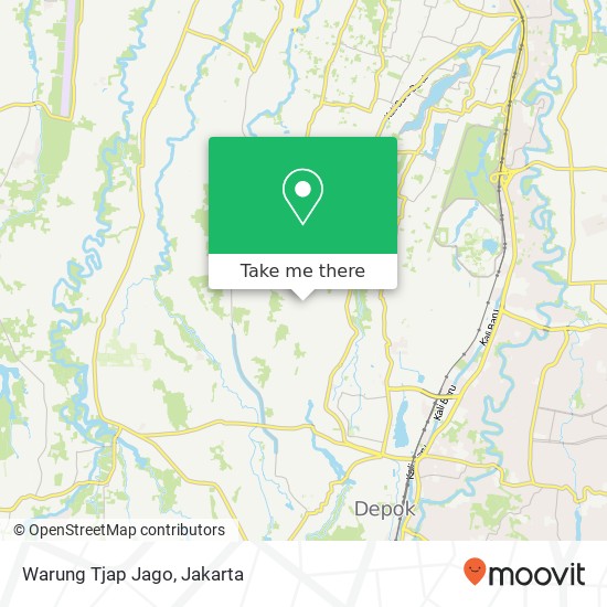 Warung Tjap Jago, Jalan Raya Raden Sanim Beji Depok 16426 map