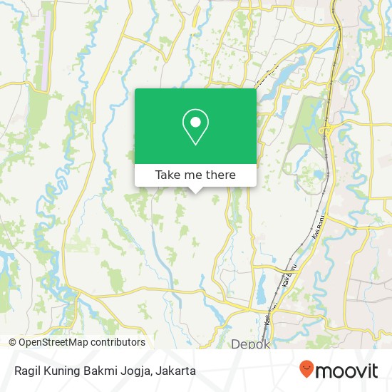 Ragil Kuning Bakmi Jogja, Jalan Raya Raden Sanim Beji Depok 16426 map