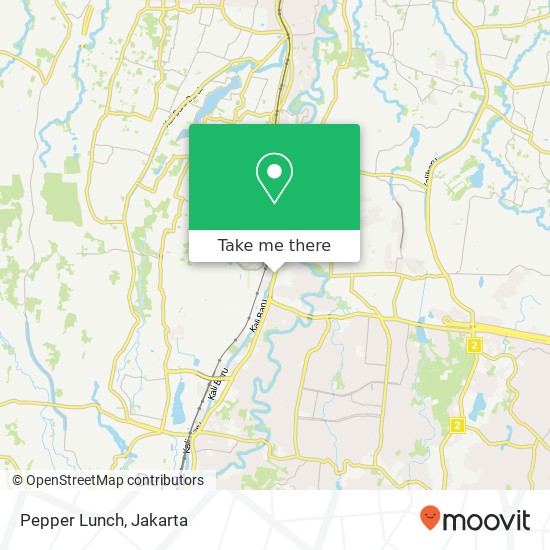 Pepper Lunch, Jalan Margonda Beji 16423 map