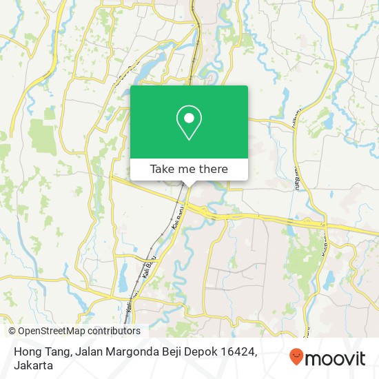 Hong Tang, Jalan Margonda Beji Depok 16424 map