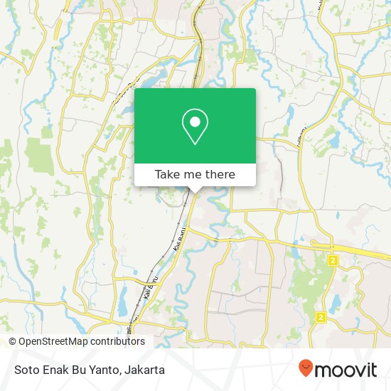 Soto Enak Bu Yanto, Jalan Margonda Beji Depok 16424 map