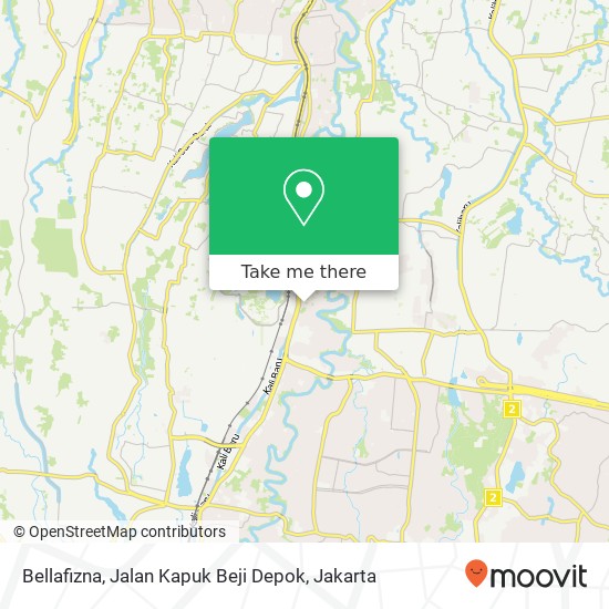 Bellafizna, Jalan Kapuk Beji Depok map