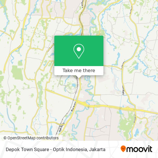Depok Town Square - Optik Indonesia map