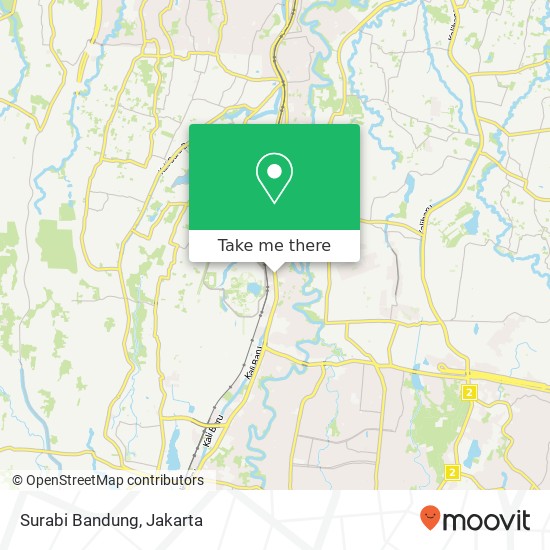 Surabi Bandung, Jalan Margonda Beji Depok 16424 map