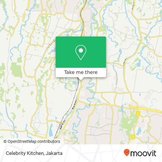 Celebrity Kitchen, Jalan Margonda Beji Depok 16424 map