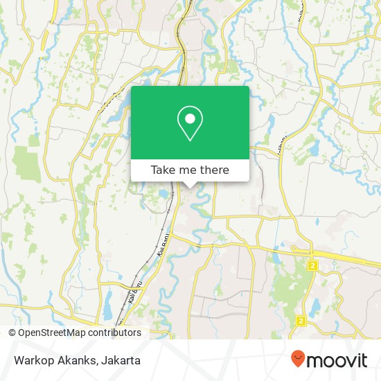 Warkop Akanks, Beji Depok 16424 map