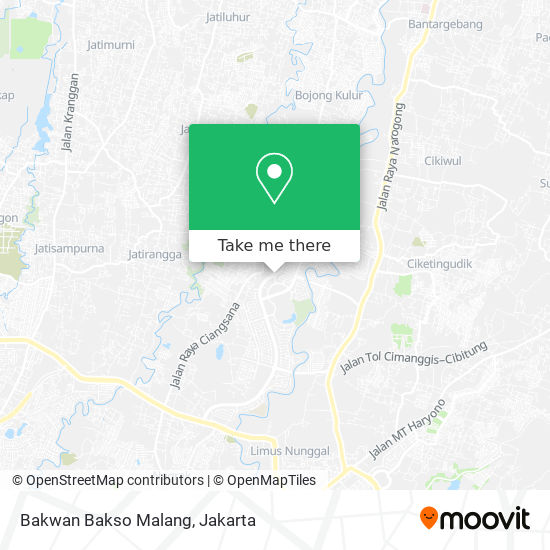 Bakwan Bakso Malang map