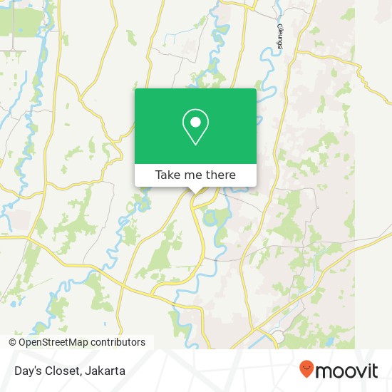 Day's Closet, Gunung Putri Bogor 16968 map