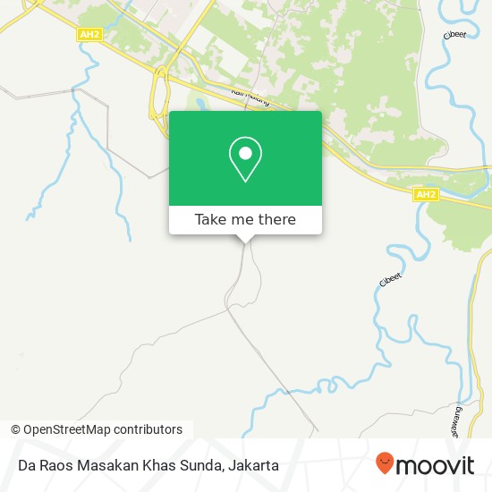 Da Raos Masakan Khas Sunda, Ruko Notherdam Cikarang Pusat Bekasi 17330 map