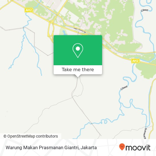 Warung Makan Prasmanan Giantri, Ruko Notherdam Cikarang Pusat Bekasi 17330 map