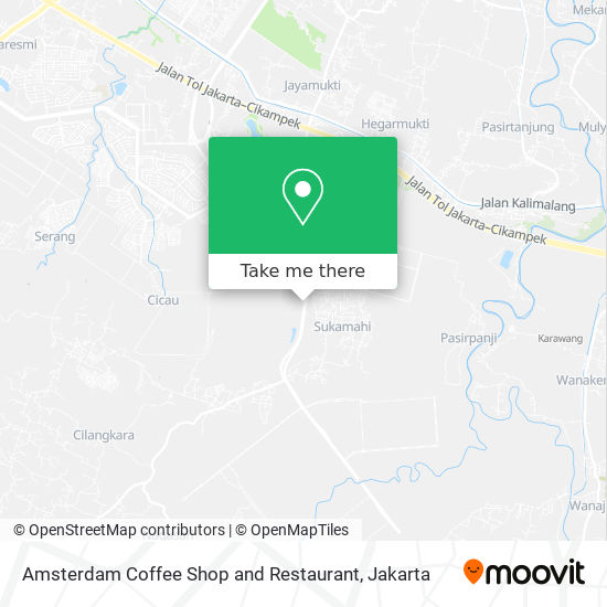 Amsterdam Coffee Shop and Restaurant map