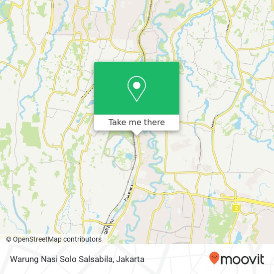 Warung Nasi Solo Salsabila, Beji Depok 16424 map