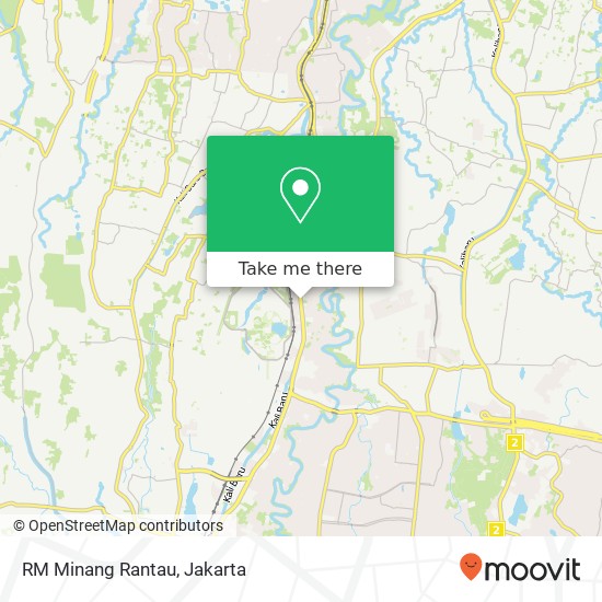 RM Minang Rantau, Jalan Margonda Beji Depok 16424 map