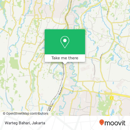 Warteg Bahari, Jalan Margonda Beji Depok 16424 map