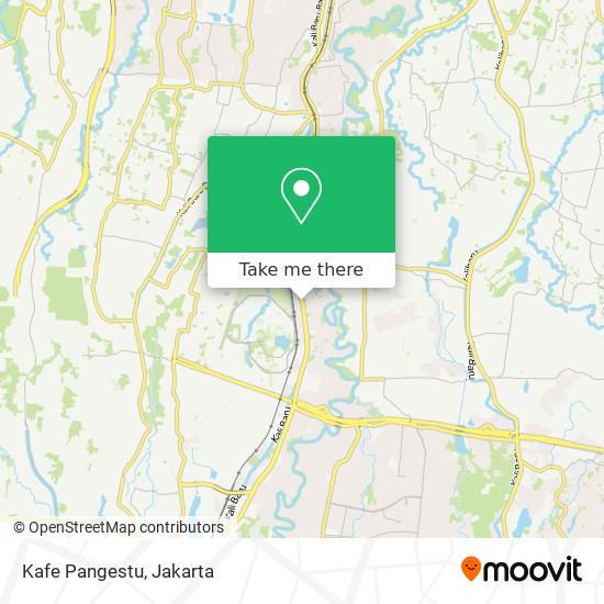 Kafe Pangestu map