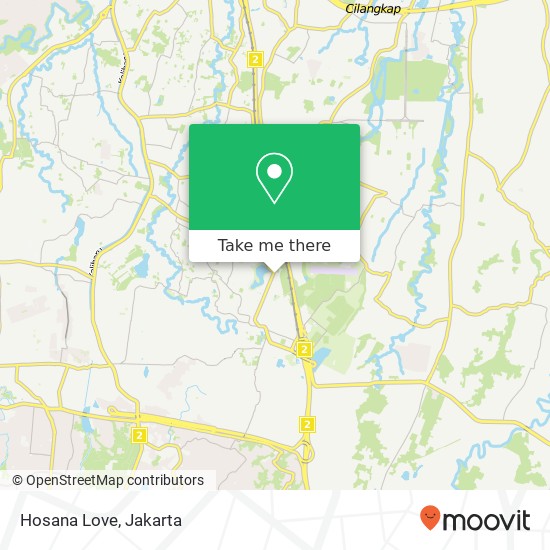 Hosana Love, Jalan Jambore 1 Ciracas Jakarta 13720 map