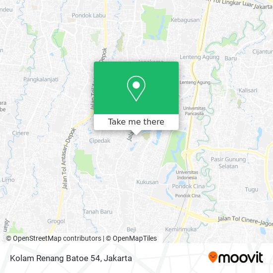 Kolam Renang Batoe 54 map