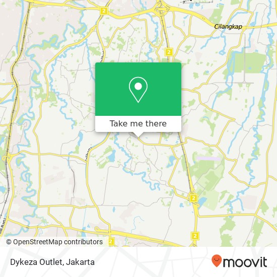 Dykeza Outlet, Jalan Lapangan Tembak Ciracas Jakarta 13730 map