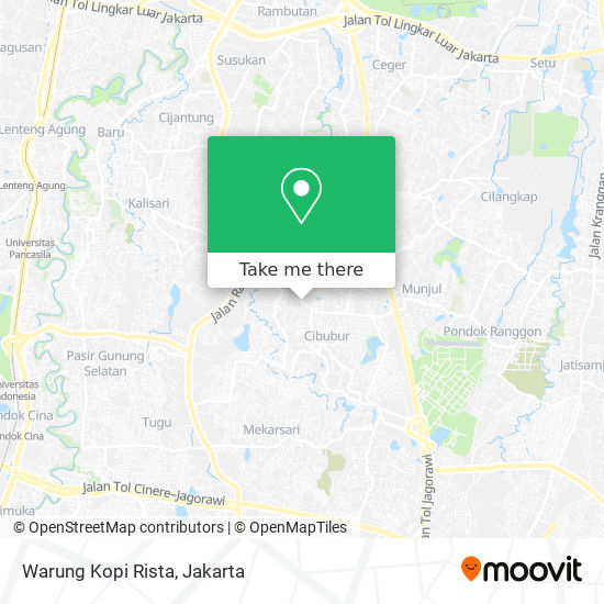 Warung Kopi Rista map