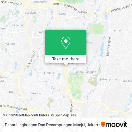 Pasar Lingkungan Dan Penampungan Munjul map